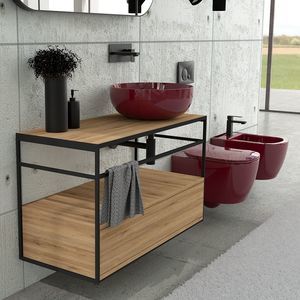 metal washbasin stand