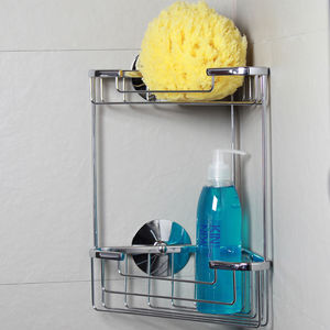 rectangular shower basket