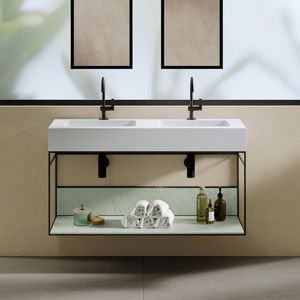 double washbasin cabinet