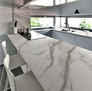 ceramic countertop / kitchen / stain-proof / antibacterial