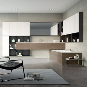 wall-mounted washbasin cabinet