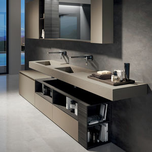 double washbasin cabinet