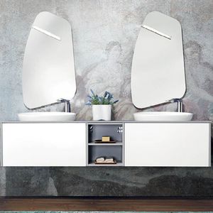 double washbasin cabinet