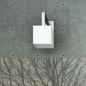 wall-mounted shower head