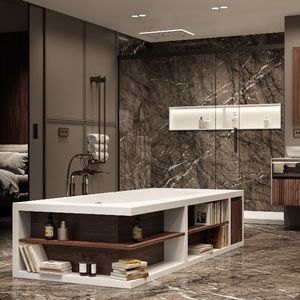 free-standing bathtub