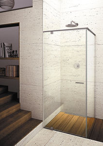glass shower cubicle