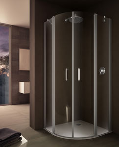 glass shower cubicle