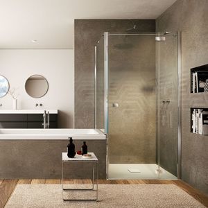 glass shower cubicle