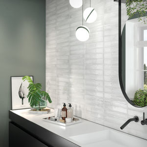 indoor tiles / wall / porcelain stoneware / rectangular