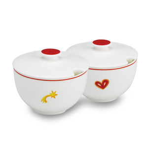 porcelain sugar bowl