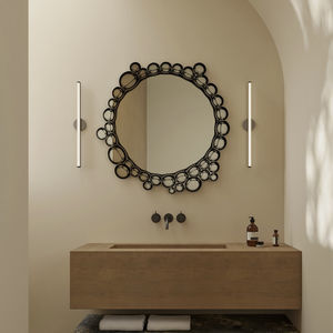 wall-mounted mirror