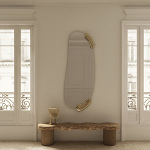 wall-mounted mirror