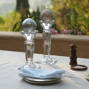 crystal candle holder