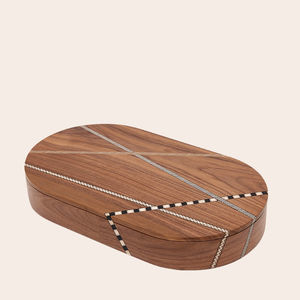 American walnut jewelry box