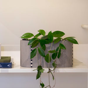 steel flower pot