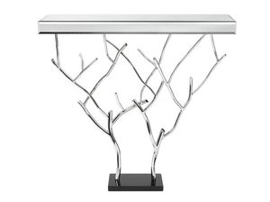 contemporary sideboard table / wooden / glass / granite