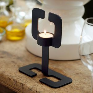 aluminum candle holder