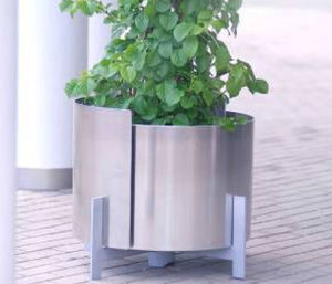 steel planter