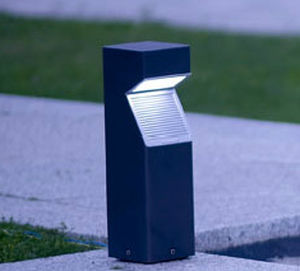 urban bollard light / contemporary / stainless steel / steel