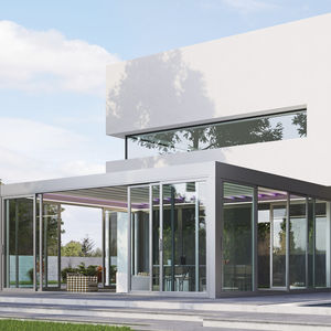 double-glazed glass panel
