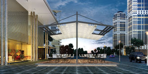 self-supporting pergola