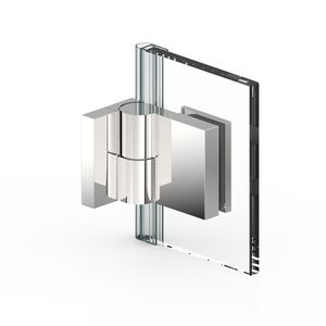 Glass door hinge - FLAMEA + : 8130 - PAULI FRANCE - for shower door ...