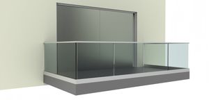 glass panel balcony