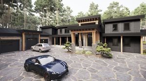 house with terrace