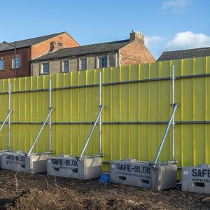 fence with panels