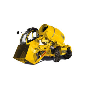 diesel self-loading concrete mixer / for construction / loading