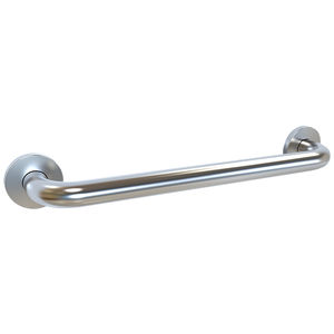 stainless steel grab bar / straight / wall-mounted / commercial