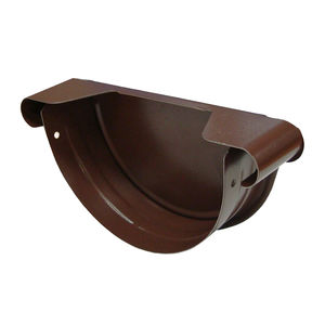 metal gutter end