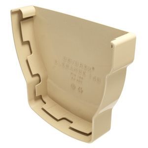 PVC gutter end 1