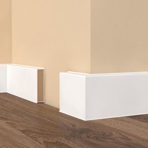gray baseboard