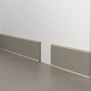 gray baseboard