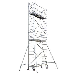 wooden scaffolding