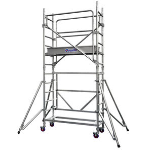 wooden scaffolding