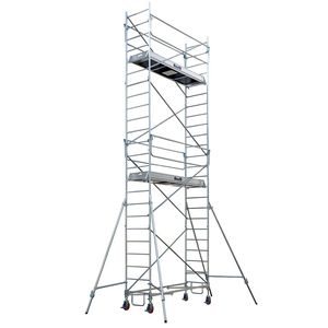 wooden scaffolding