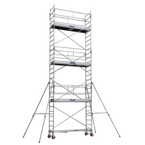 wooden scaffolding