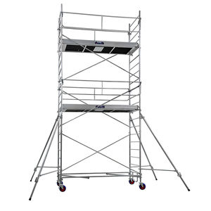 wooden scaffolding