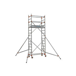 wooden scaffolding