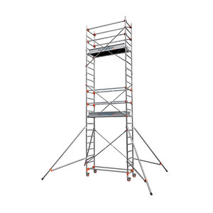 wooden scaffolding