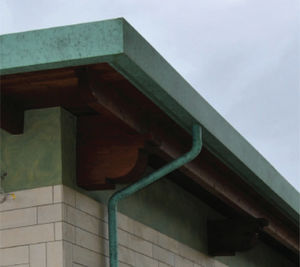 aluminum sheet metal / for roof gutters / special