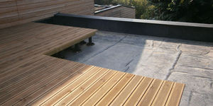 flat roof green roof system