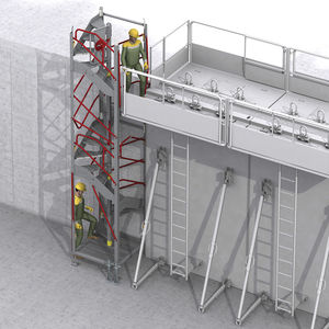 metal scaffolding