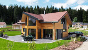 strip cladding / wooden / grooved