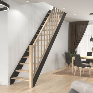 straight staircase
