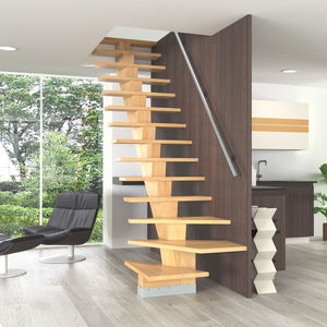 straight staircase