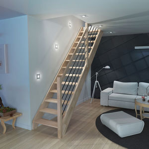 straight staircase