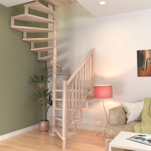 square spiral staircase